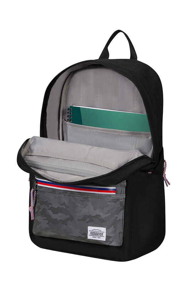 American Tourister Upbeat Backpack Zip  Camo Black American Tourister Upbeat Backpack Zip  Camo Black