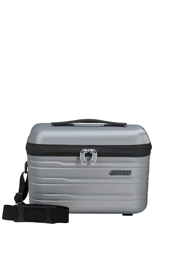 American Tourister Flashline Beauty Case  Sky Silver American Tourister Flashline Beauty Case  Sky Silver