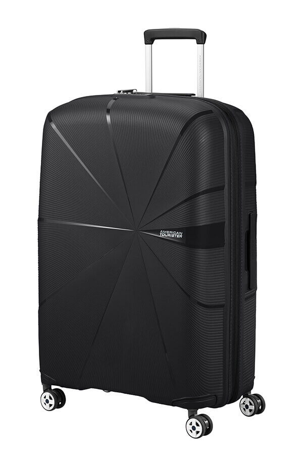 American Tourister Starvibe Spinner Expandable 77cm Black American Tourister Starvibe Spinner Expandable 77cm Black