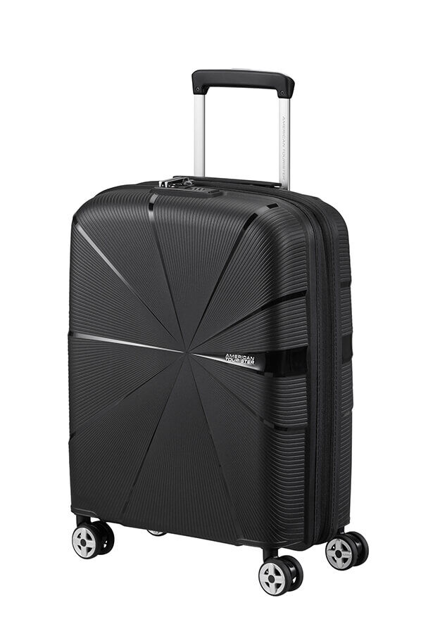 American Tourister Starvibe Spinner Expandable TSA 55cm Schwarz American Tourister Starvibe Spinner Expandable TSA 55cm Schwarz