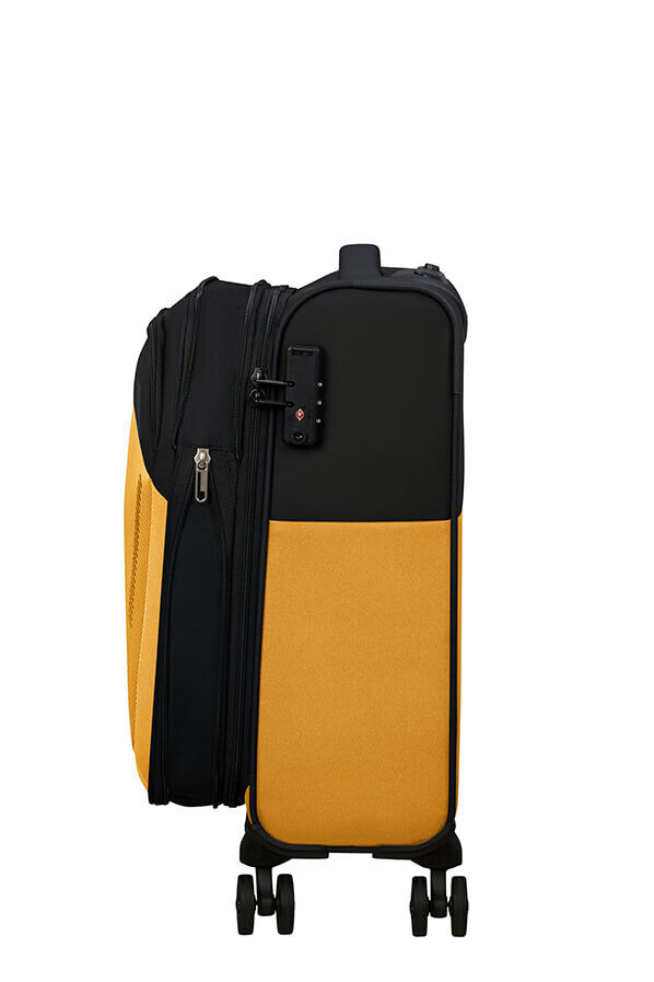American Tourister Daring Dash Spinner Expandable TSA S  Black/Yellow American Tourister Daring Dash Spinner Expandable TSA S  Black/Yellow