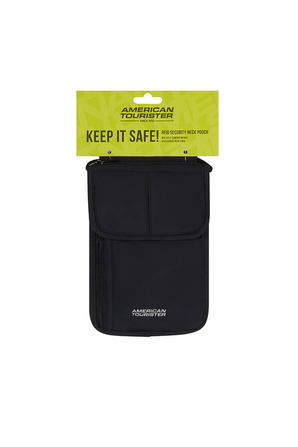 Neck Pouch RFID Umh&auml;ngetasche | American Tourister American Tourist. Ta RFID Security Neck Pouch  Schwarz