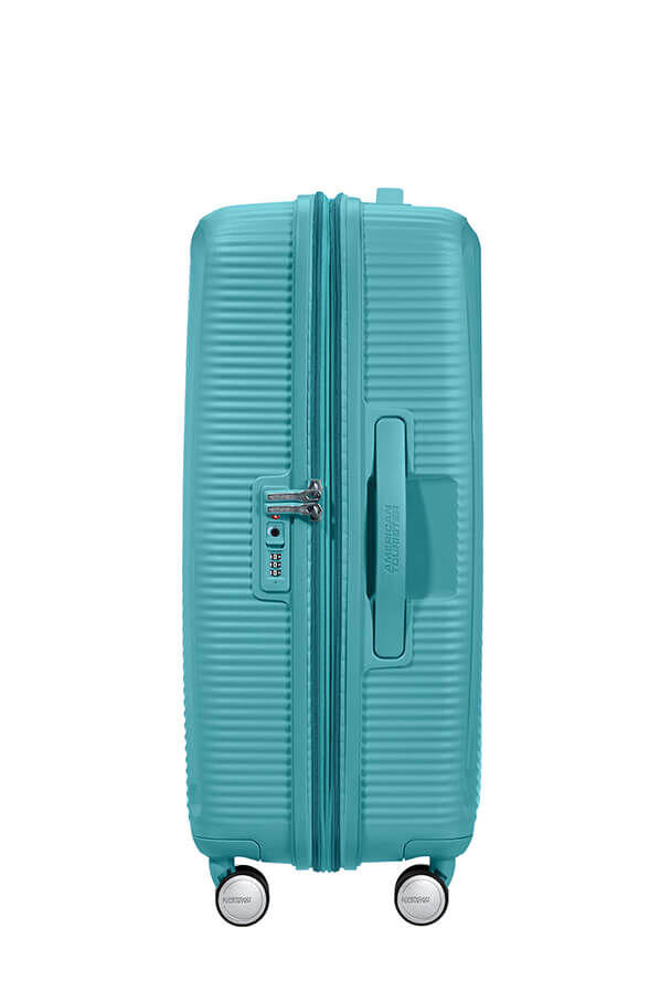 American Tourister Soundbox Spinner Expandable 67cm  Turquoise Tonic