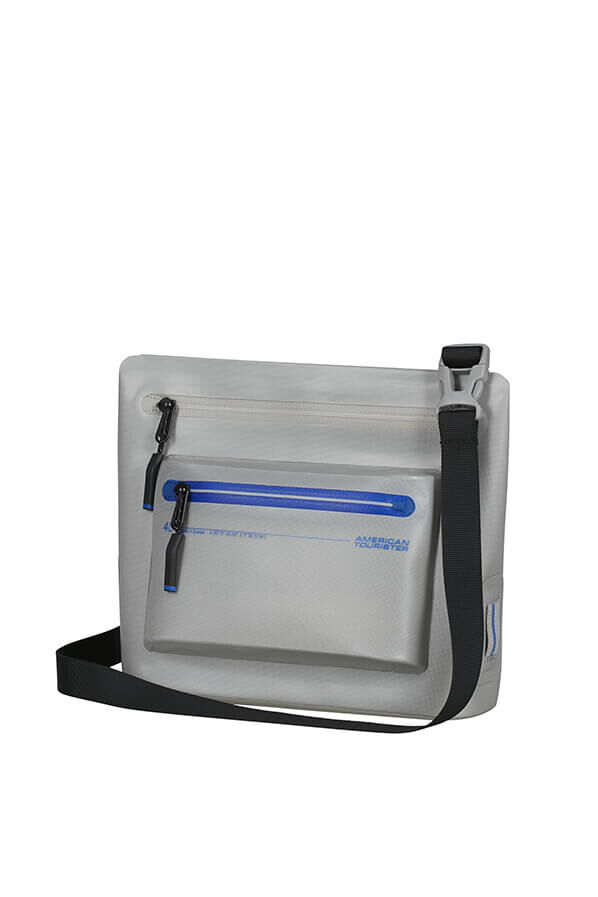 Colourdry Schultertasche M | American Tourister Colourdry Shoulder Bag M  Glacial Silver