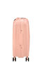 American Tourister StarVibe Spinner Expandable TSA 55cm  Metallic Peach