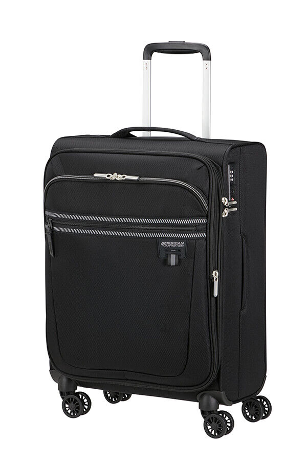 American Tourister Aerospin Spinner Expandable S  Schwarz