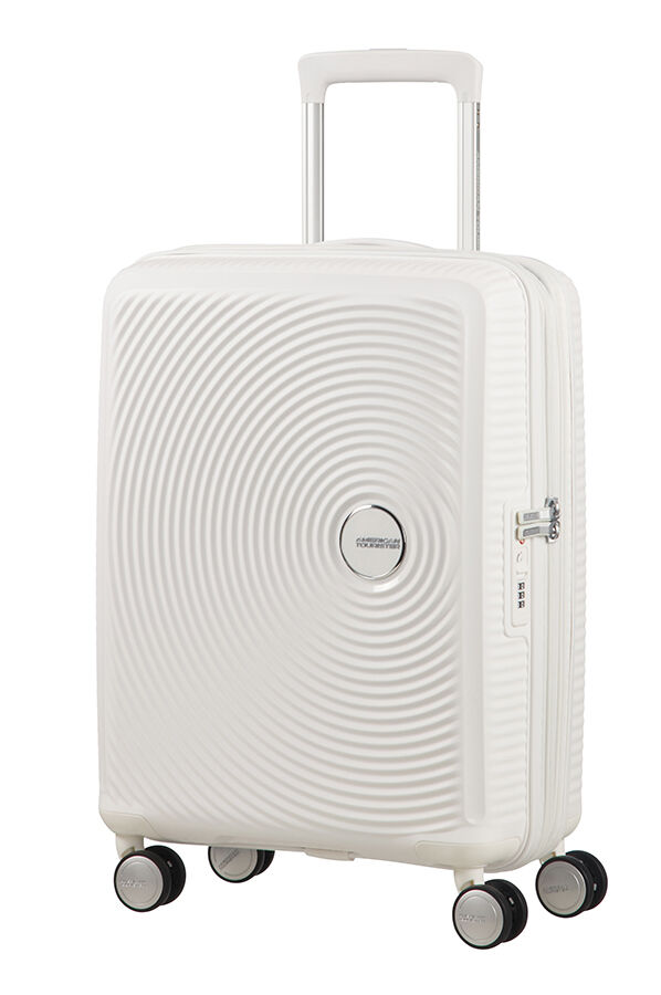 American Tourister Soundbox Spinner erweiterbar 55cm Pure White
