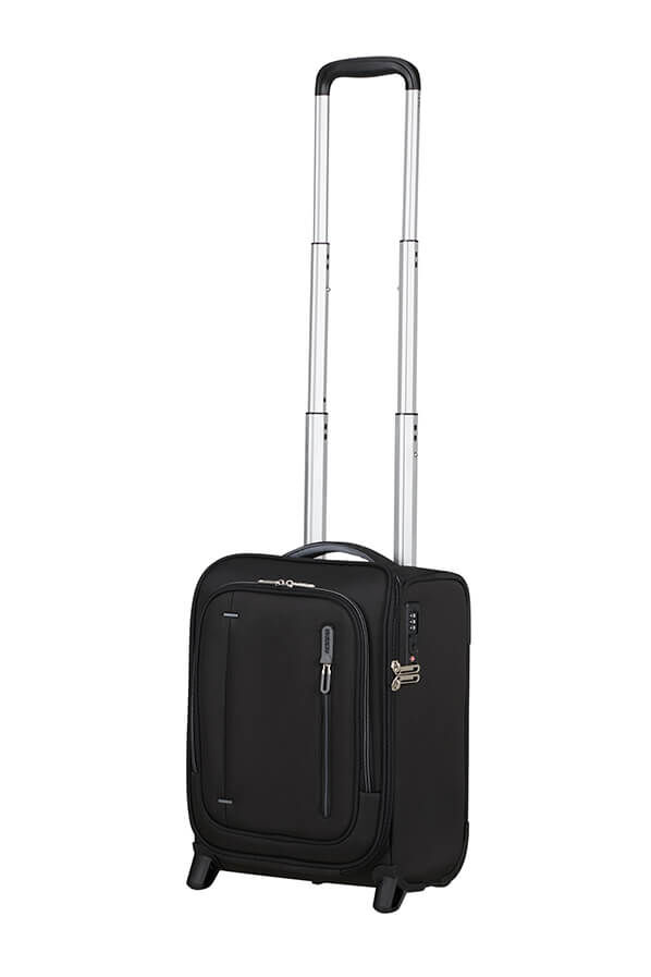 Cloudrider Trolley mit 2 Rollen S/M | American Tourister Cloudrider Upright Underseater Tsa  Jet Black