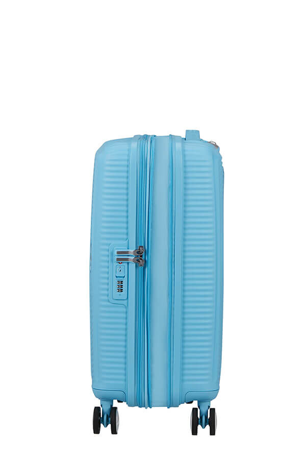 American Tourister SoundBox Spinner TSA Expandable 55cm  Blueberry Fizz