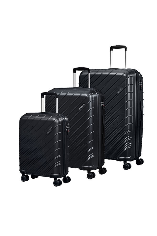 American Tourister Speedstar 3 PC SET A  Schwarz American Tourister Speedstar 3 PC SET A  Schwarz