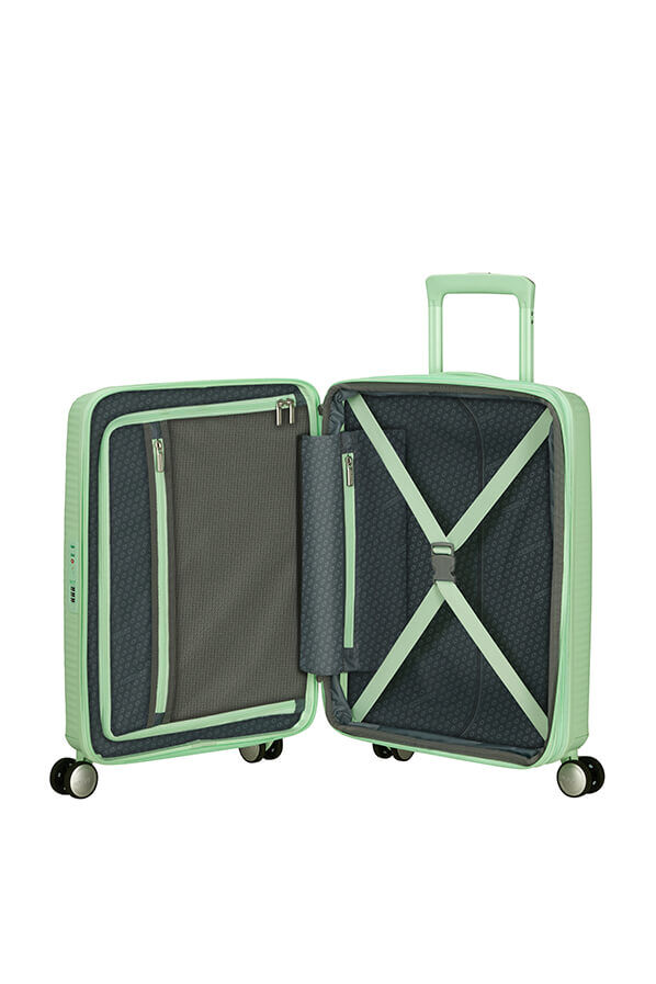 American Tourister SoundBox Spinner TSA Expandable 55cm  Pastel Green