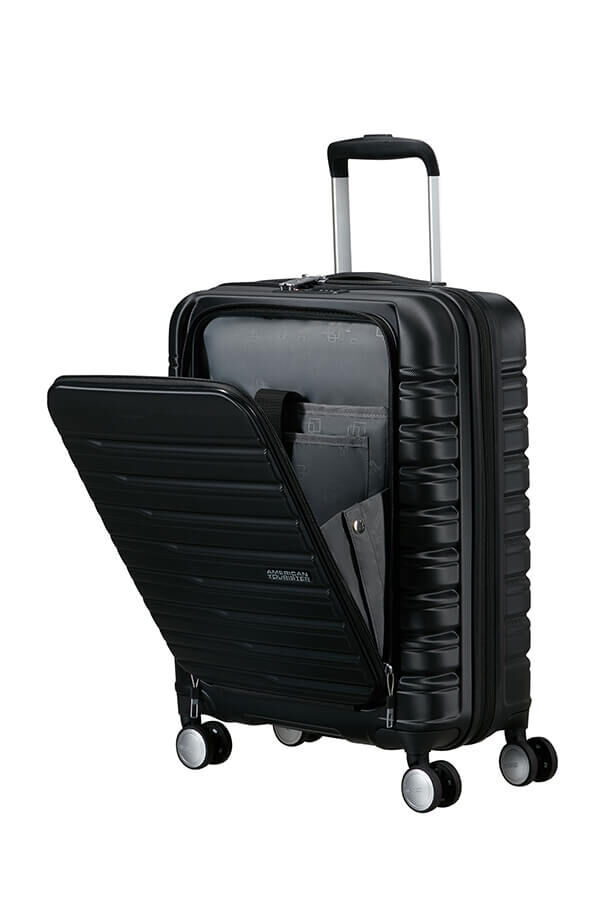 American Tourister Flashline SPIN. 55/20 FRONTLOADER  Shadow Black