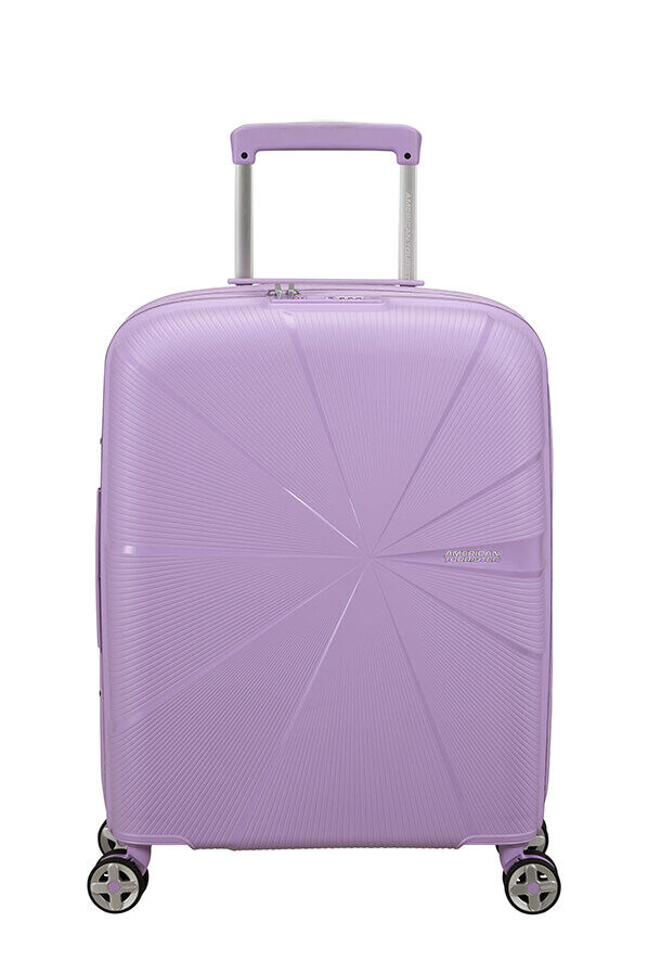 American Tourister Starvibe Spinner Expandable TSA 55cm Digital Lavender
