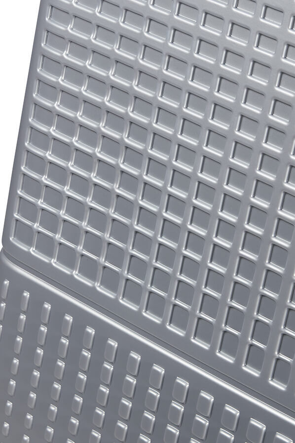 American Tourister Geopop Spinner 67/24 Tsa. 67cm  Argent M&eacute;tallique