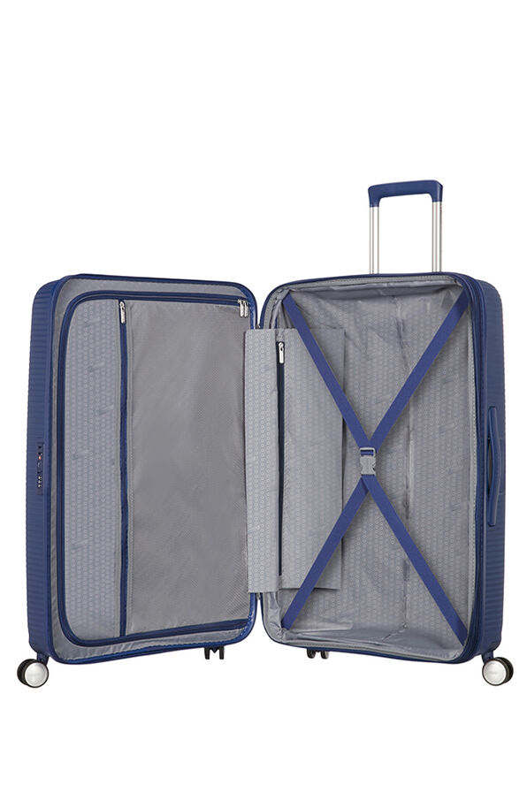 American Tourister Soundbox Spinner erweiterbar 77cm Midnight Navy American Tourister Soundbox Spinner erweiterbar 77cm Midnight Navy
