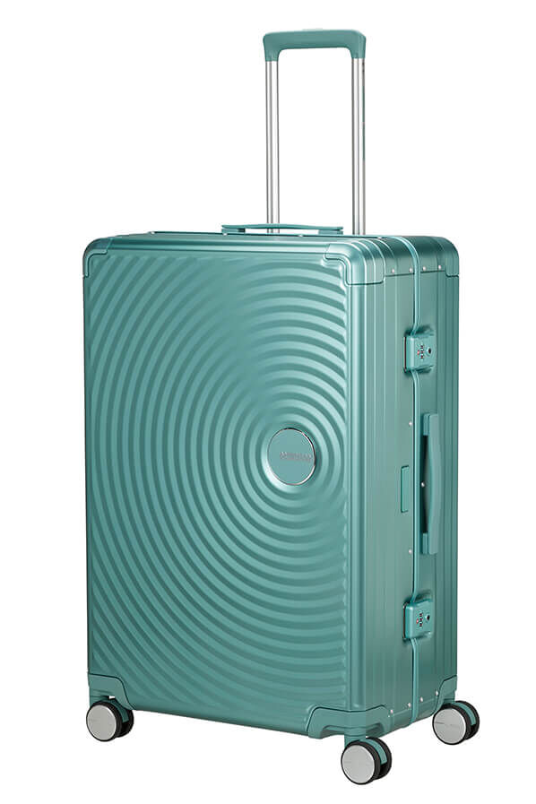 American Tourister Soundbox Alu Spinner TSA 77cm  Dusty Turquoise American Tourister Soundbox Alu Spinner TSA 77cm  Dusty Turquoise
