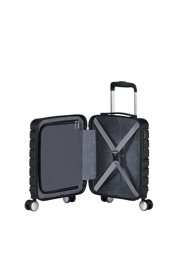 American Tourister Flashline Spinner Underseater Removable Wheels 45cm  Shadow Black