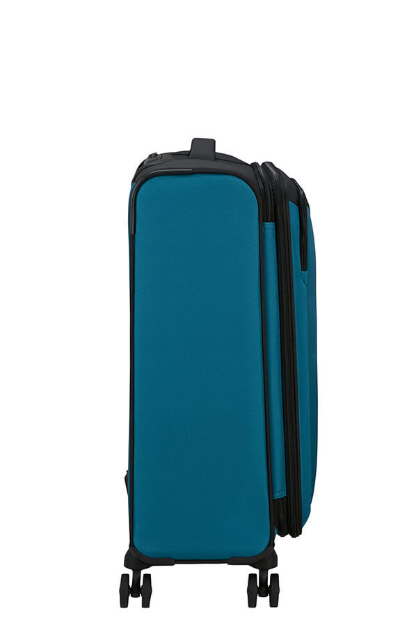 American Tourister Daring Dash Spinner Expandable TSA M  Black/Blue American Tourister Daring Dash Spinner Expandable TSA M  Black/Blue