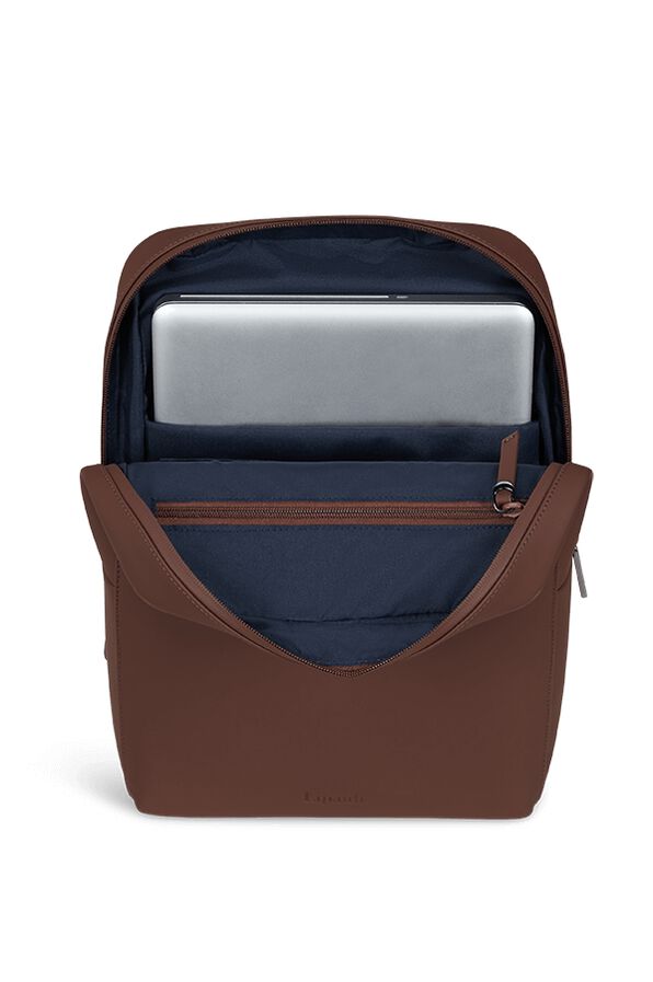 Lipault Lost In Berlin Square Backpack 2.0  Spiced Mocha Lipault Lost In Berlin Square Backpack 2.0  Spiced Mocha