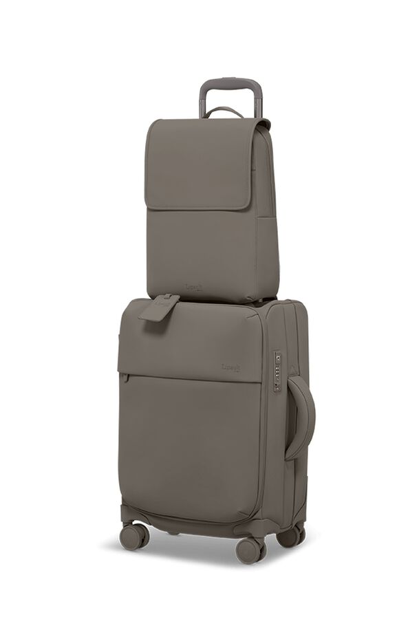 Lipault Lost In Berlin Square Backpack 2.0  Ash Stone Lipault Lost In Berlin Square Backpack 2.0  Ash Stone