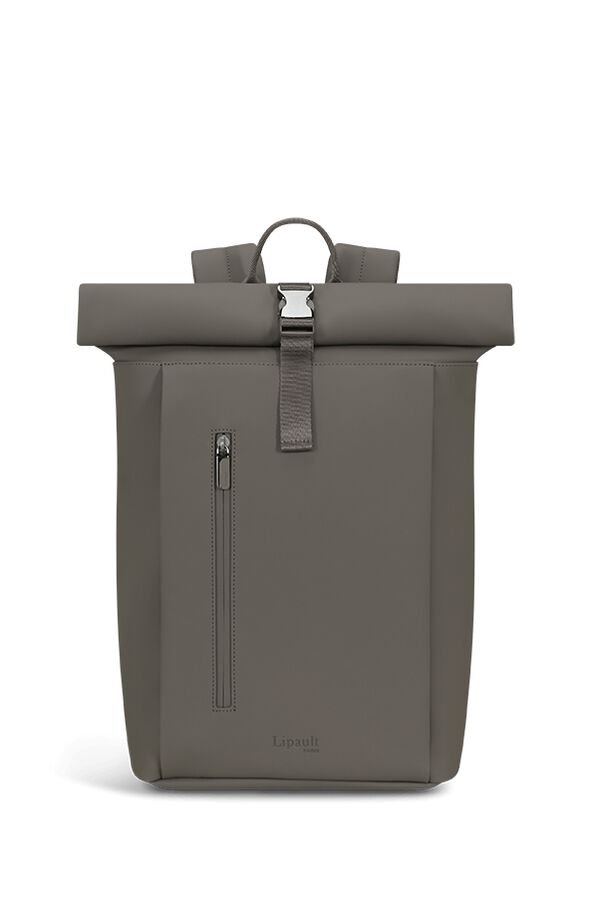 Lipault Lost In Berlin Rolltop Backpack 2.0  Ash Stone Lipault Lost In Berlin Rolltop Backpack 2.0  Ash Stone