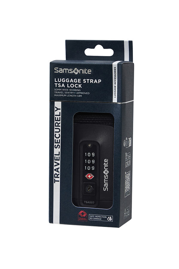 Samsonite Ta Revolution Luggage Strap/TSA Lock  Schwarz
