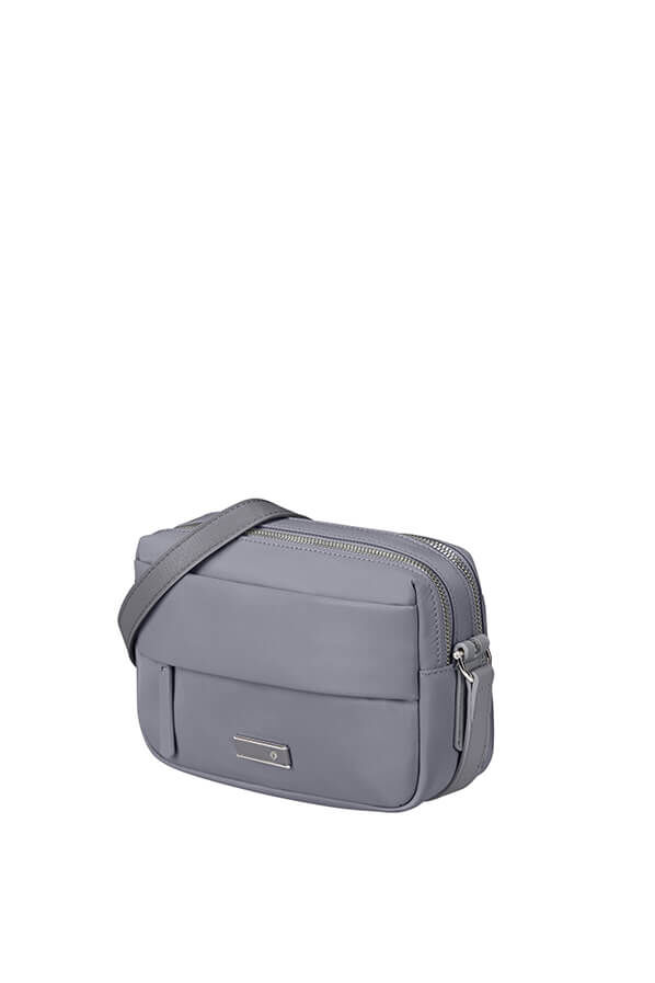 Samsonite Zalia 3.0 Shoulder Bag 2 Comp  Silver Grey