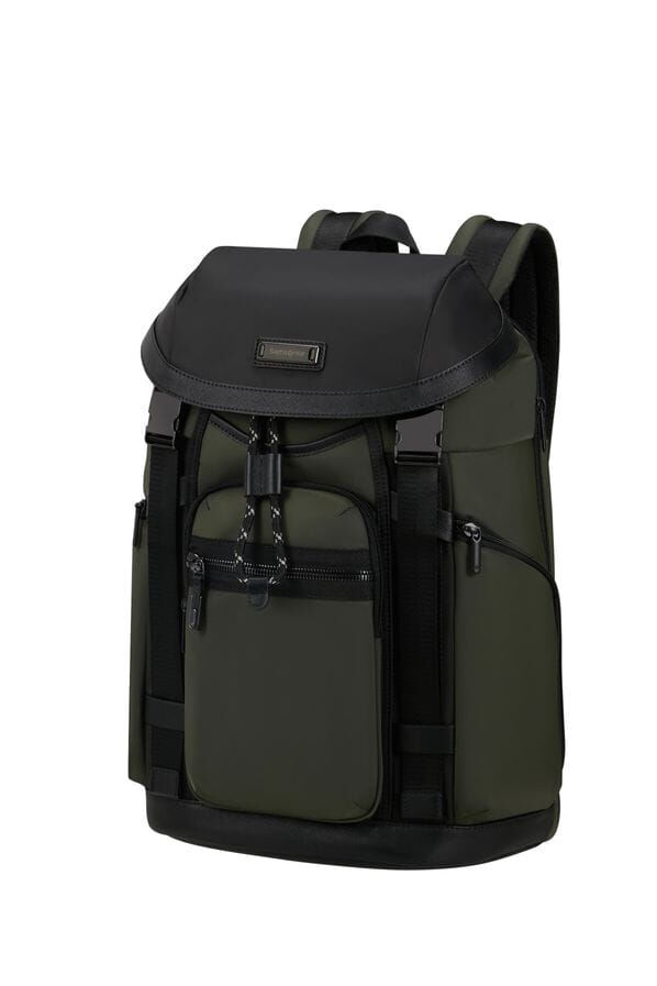 Samsonite Relyon Backpack M 15.6'' with flap  Green