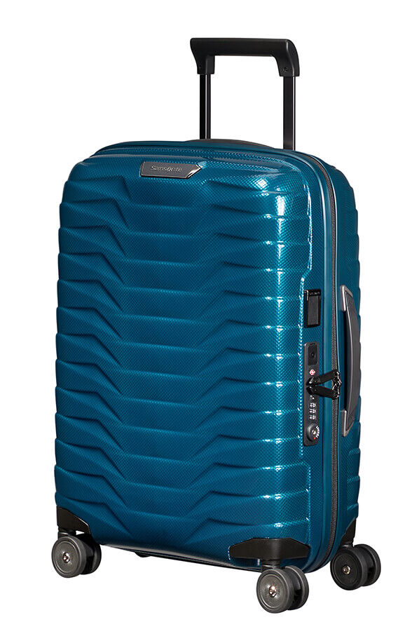 Samsonite Proxis Spinner Expandable 55cm  Petrol Blau