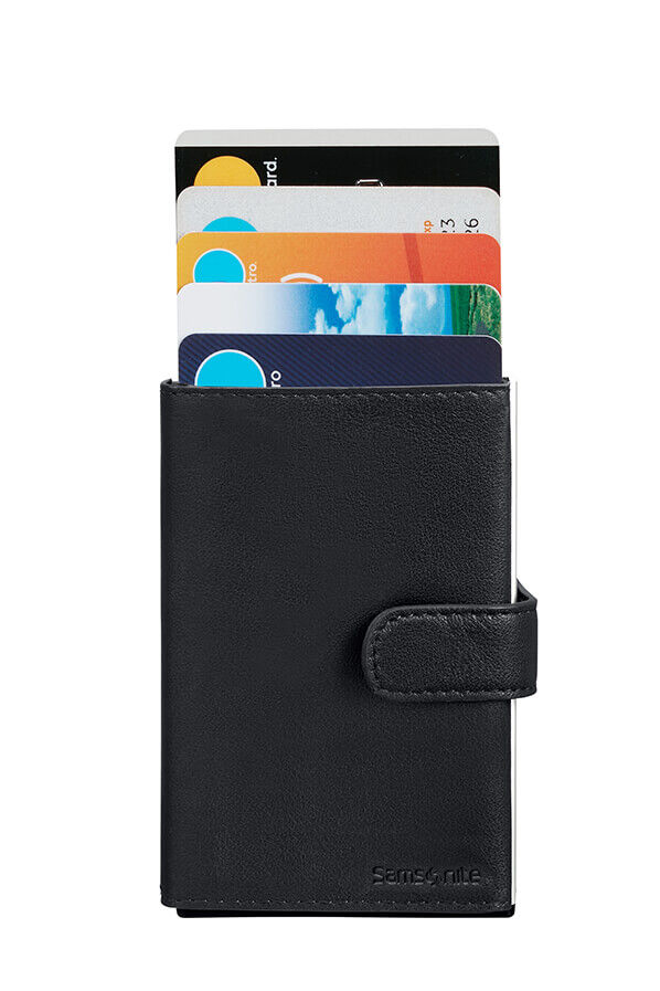 Samsonite Alu Fit 202 - Slide-up Wallet  Black Samsonite Alu Fit 202 - Slide-up Wallet  Black