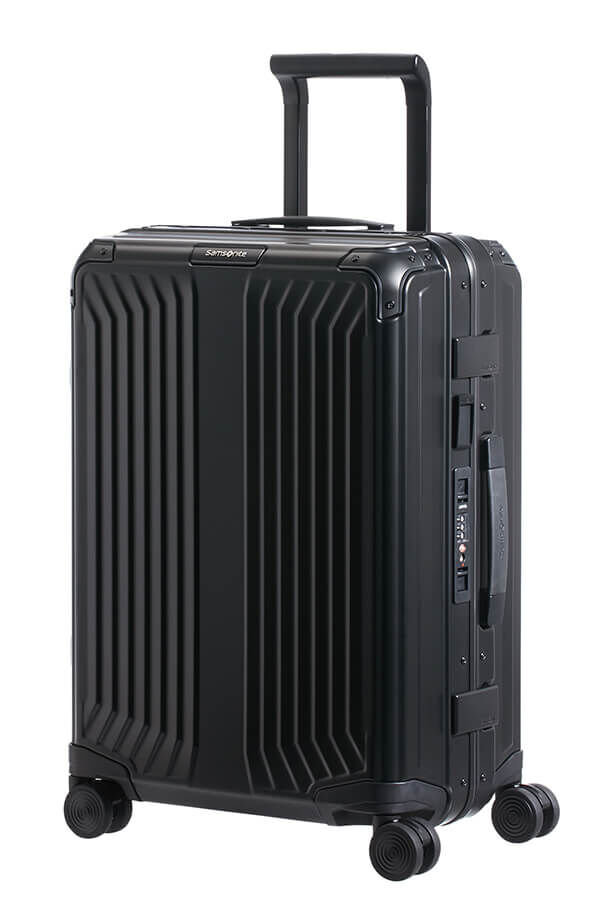 Samsonite Lite-Box Alu Spinner 55cm  Schwarz