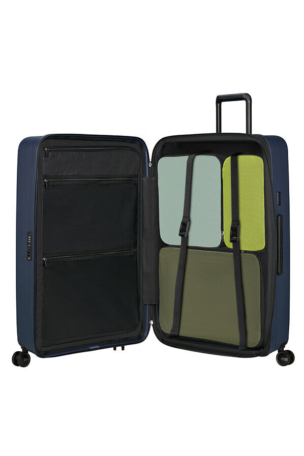 Samsonite Restackd Spinner Expandable 81cm  Midnight Samsonite Restackd Spinner Expandable 81cm  Midnight