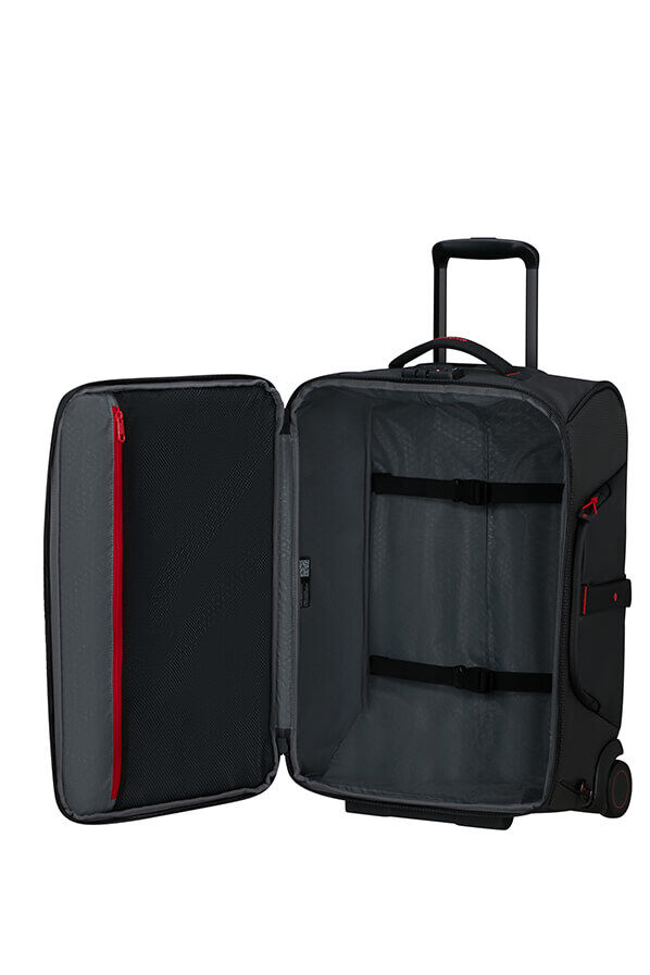 Light travel bag with wheels outlet