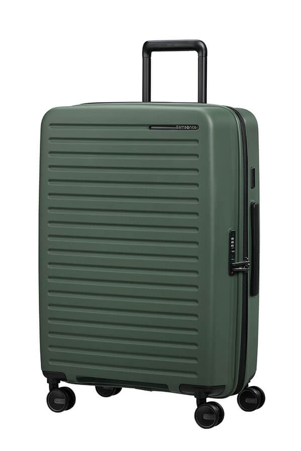 Samsonite Restackd Spinner Expandable 68cm  Sage Samsonite Restackd Spinner Expandable 68cm  Sage