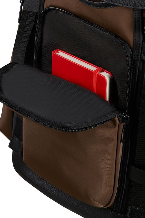 Samsonite Relyon Backpack M 15.6'' with flap  Braun