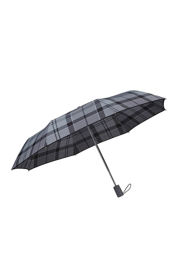 Samsonite Alu Drop S Safe 3 Sect. Auto O/C  Silver Grey Check Samsonite Alu Drop S Safe 3 Sect. Auto O/C  Silver Grey Check