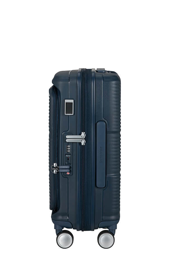 Samsonite Paralux Spinner Expandable Global Co 55cm  Midnight Navy Samsonite Paralux Spinner Expandable Global Co 55cm  Midnight Navy