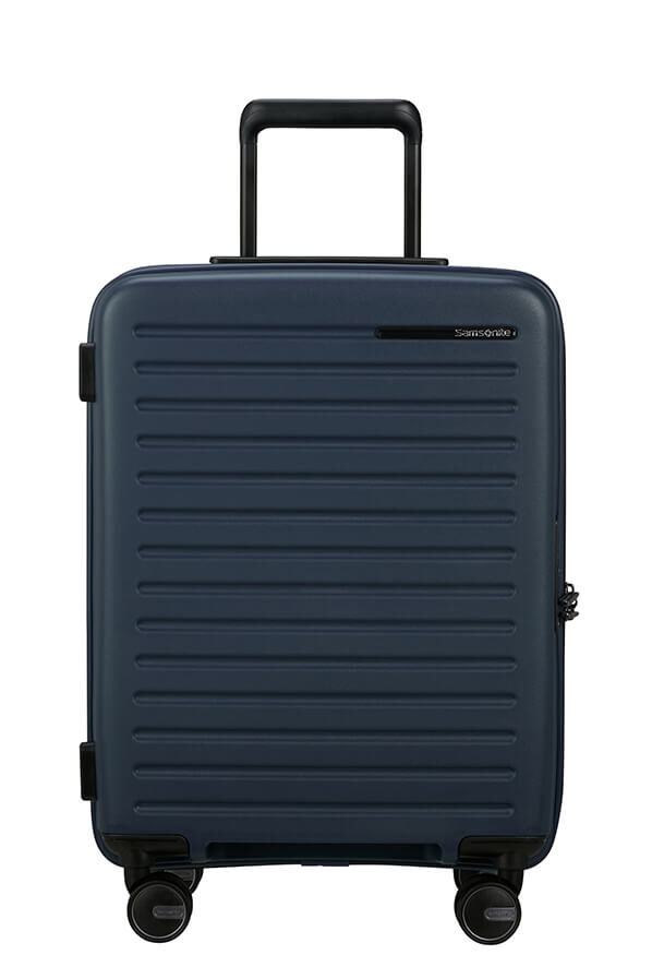 Samsonite Restackd Spinner Expandable 55cm  Midnight Samsonite Restackd Spinner Expandable 55cm  Midnight
