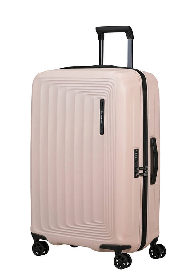 Nuon Spinner expandable (4 wheels) 69cm Pink Rolling Luggage Germany