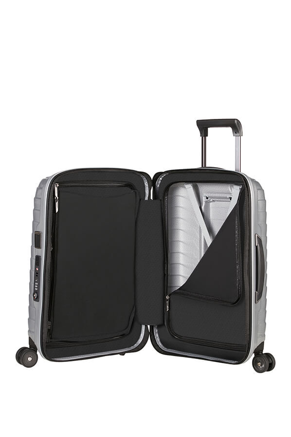 Samsonite Proxis Spinner Expandable 55cm  Silber