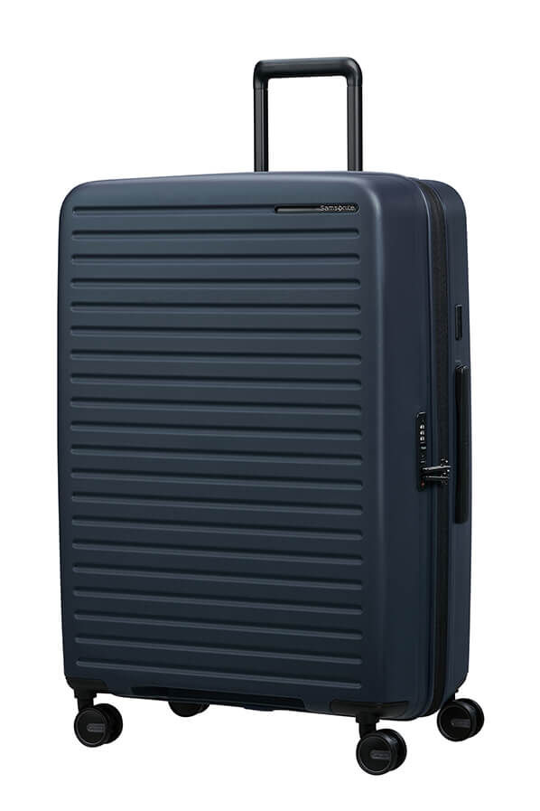 Samsonite Restackd Spinner Expandable 75cm  Midnight Samsonite Restackd Spinner Expandable 75cm  Midnight