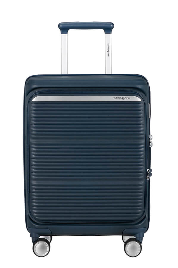 Samsonite Paralux Spinner Expandable Global Co 55cm  Midnight Navy Samsonite Paralux Spinner Expandable Global Co 55cm  Midnight Navy