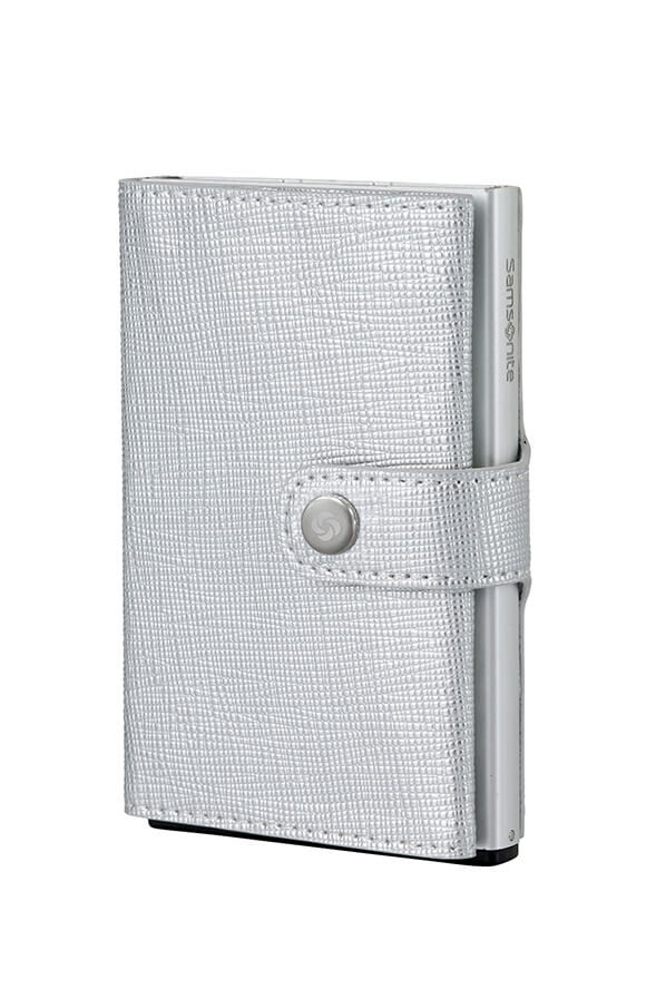 Samsonite Alu Fit 202 - Slide-up Wallet  Silver