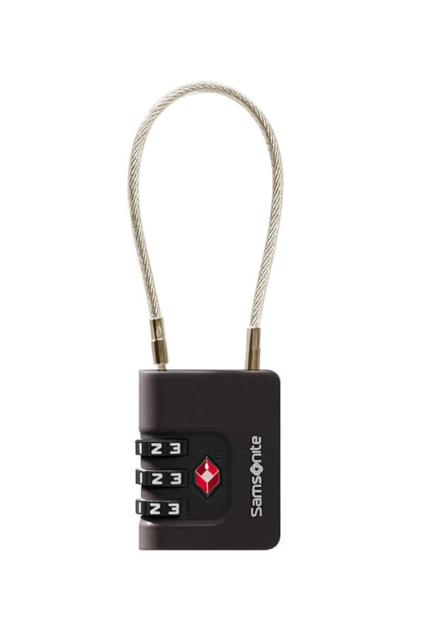 Samsonite Ta Revolution Cablelock 3 dial TSA  Schwarz