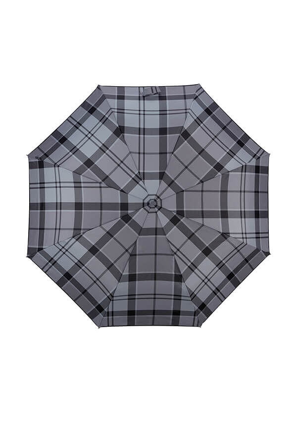 Samsonite Alu Drop S Safe 3 Sect. Auto O/C  Silver Grey Check Samsonite Alu Drop S Safe 3 Sect. Auto O/C  Silver Grey Check