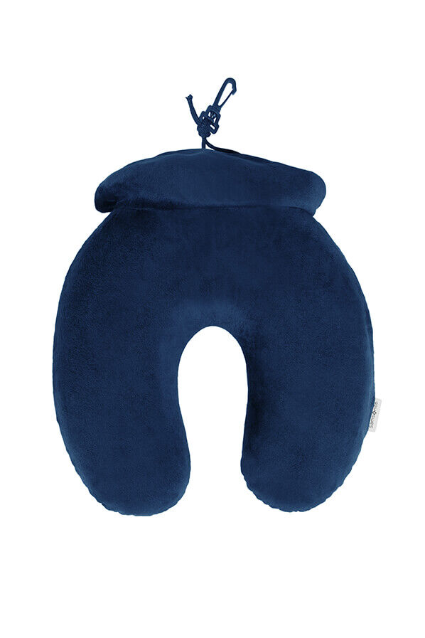 Samsonite Ta Revolution Memory Foam Pillow/Pouch  Midnight Blue