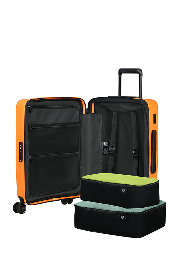 Samsonite Restackd Spinner Expandable Easy Access 55cm  Papaya Samsonite Restackd Spinner Expandable Easy Access 55cm  Papaya