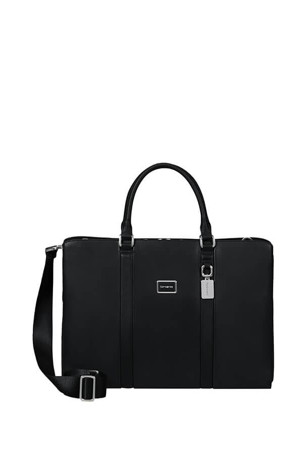 Image Biz Leather Aktentasche 15.6" | Samsonite Image Biz Leather Briefcase 15.6'  Schwarz