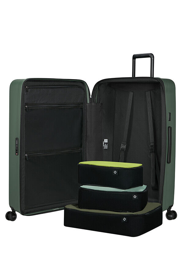 Samsonite Restackd Spinner Expandable 81cm  Sage Samsonite Restackd Spinner Expandable 81cm  Sage