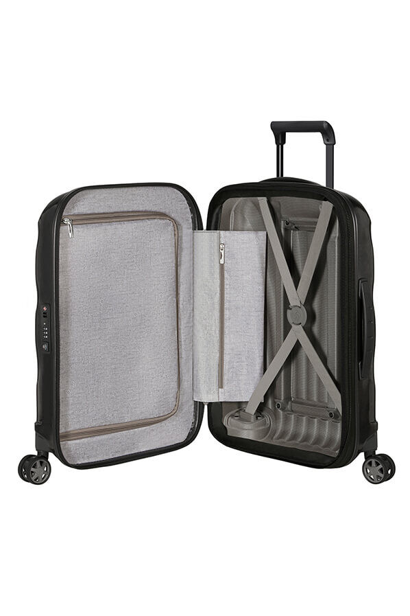 Samsonite C-Lite Spinner Expandable 55cm  Schwarz